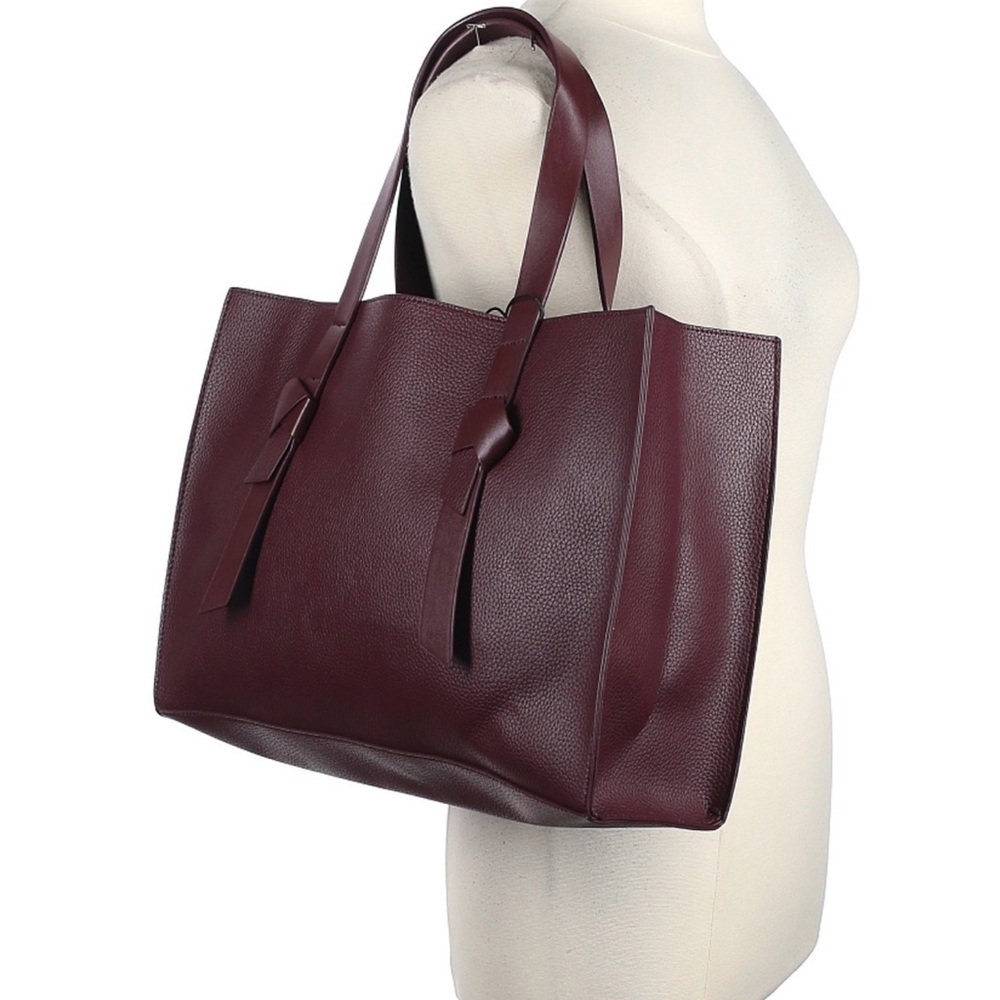 Rachel Zoe Deep Burgundy Tote